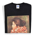 ~2000s PMA Renoir Girl with Red Pleated Collar T-SHIRT Made in USA ... L