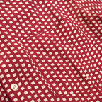 1960's〜 Deora Square Dots Rayon S/S Shirt Blood ... 40