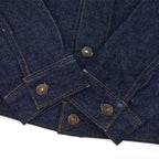 1970's~ Levi's 70506 DENIM JACKET TWO POCKET NO WASH Rare item... 42
