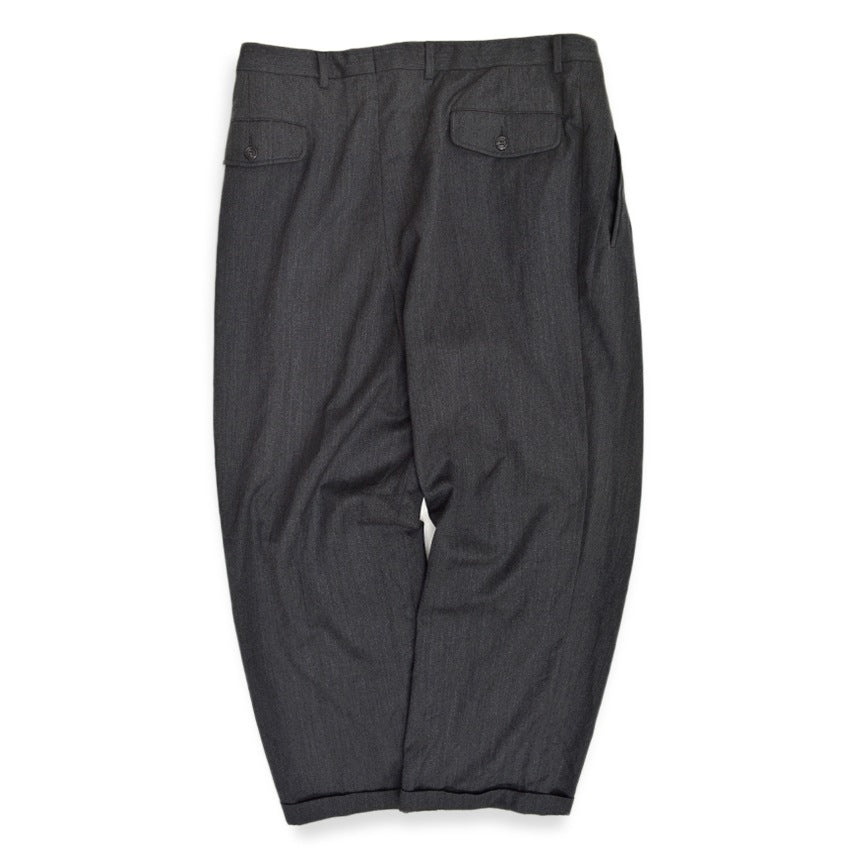 1980s Gucci Old Gucci Charcoal Grey Wool Slacks... W37 L28