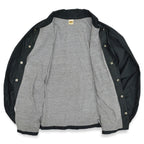 1970's~ RUSSELL ALL BLACK COACH JACKET... L