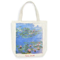 1990s Stafford Blaine Monet Water Lilies Art Tote Bag...