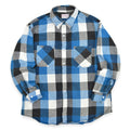 1970's~ BIGMAC BLOCK PLAID FLANNEL SHIRT... LARGE