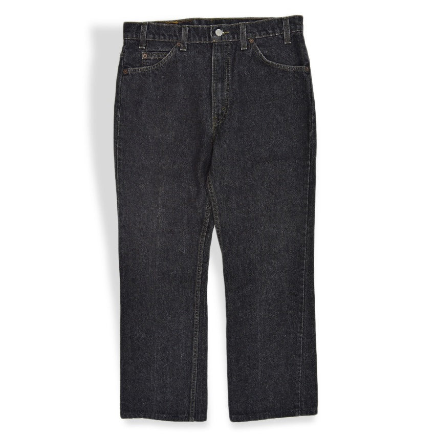 1990's Levi's 517 BLACK DENIM PANTS... W33 L28