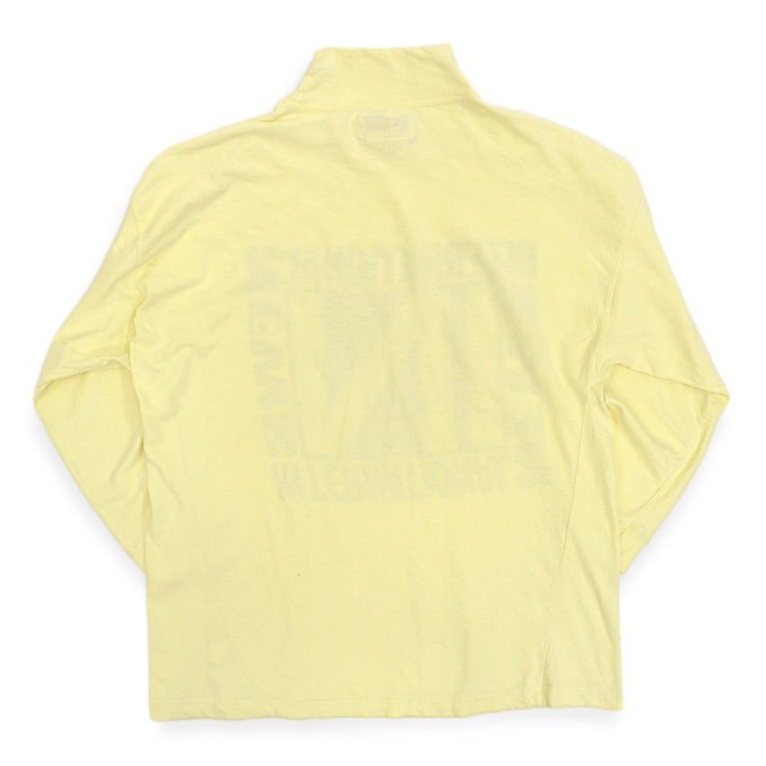 1980's NEWS INTERNATIONAL NEWS MOCK NECK L/S T-SHIRT ... M