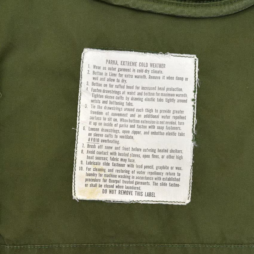 1970's USARMY M-65 PARKA, SHELL & LINER SET ... S