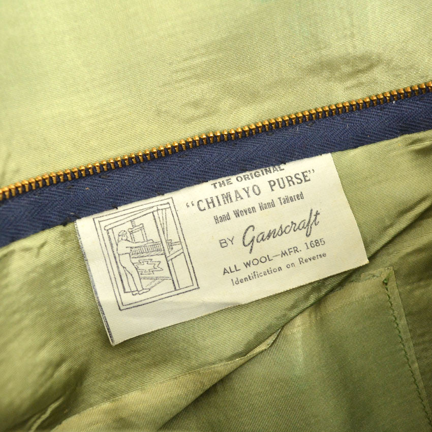 c.1950's GANSCRAFT SOUTHWEST ARTS & CRAFTS CHIMAYO PURSE...