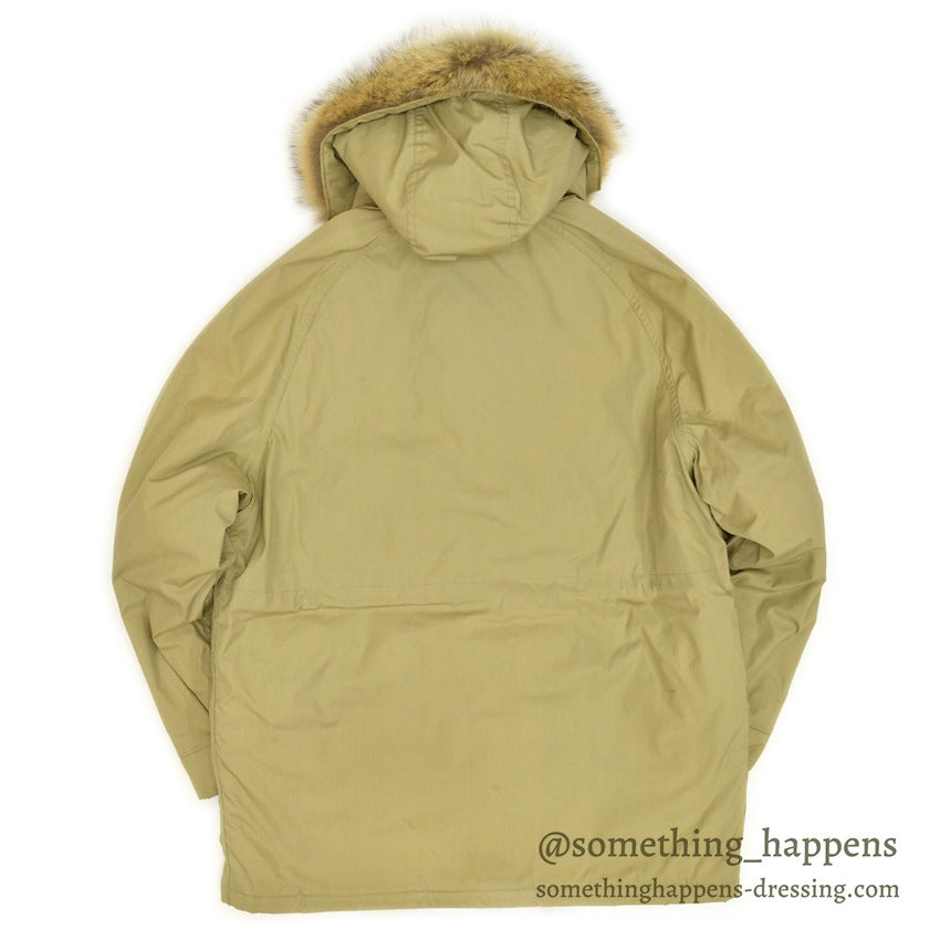 1970's WOOLRICH MOUNTAIN PARKA COYOTE FUR... Fits like L～XL