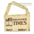 〜1950's INDIANAPOLIS TIMES NEWS PAPER BAG ...