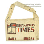 〜1950's INDIANAPOLIS TIMES NEWS PAPER BAG ...