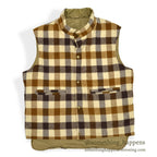 1970's L.L.BEAN REVERSIBLE VEST TAN ... L
