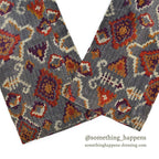 1960's~ LEVI'S BIG-E NATIVE PATTERN PRINT CORDUROY PANTS... W32 L28