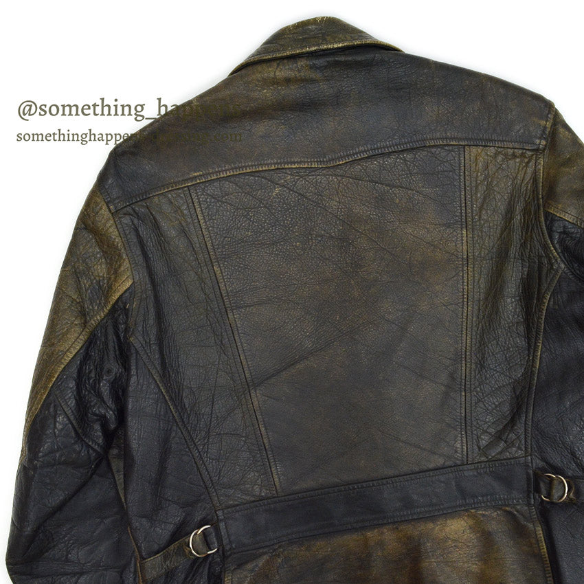 1930's TWO TONE HORSEHIDE LEATHER SPORTS JACKET ...