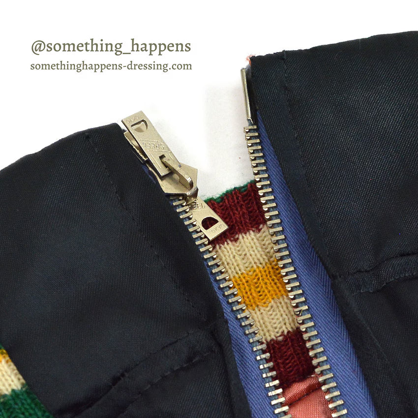 1950s JAPAN SOUVENIR JACKET (Sukajan) - Hawk & Tiger SPEED Zipper...