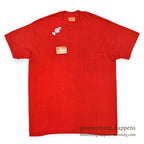 1960's DEADSTOCK HEALTHKNIT RED POCKET-TEE ... L