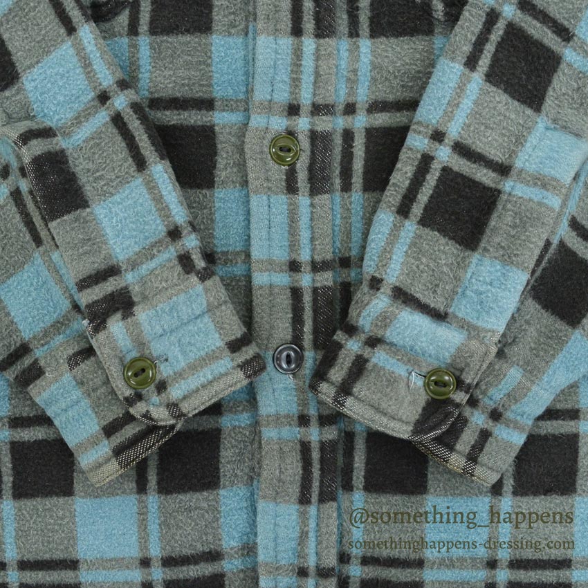 1970's〜 CHAMPION COTTON BLANKET SHIRT ... 151/2