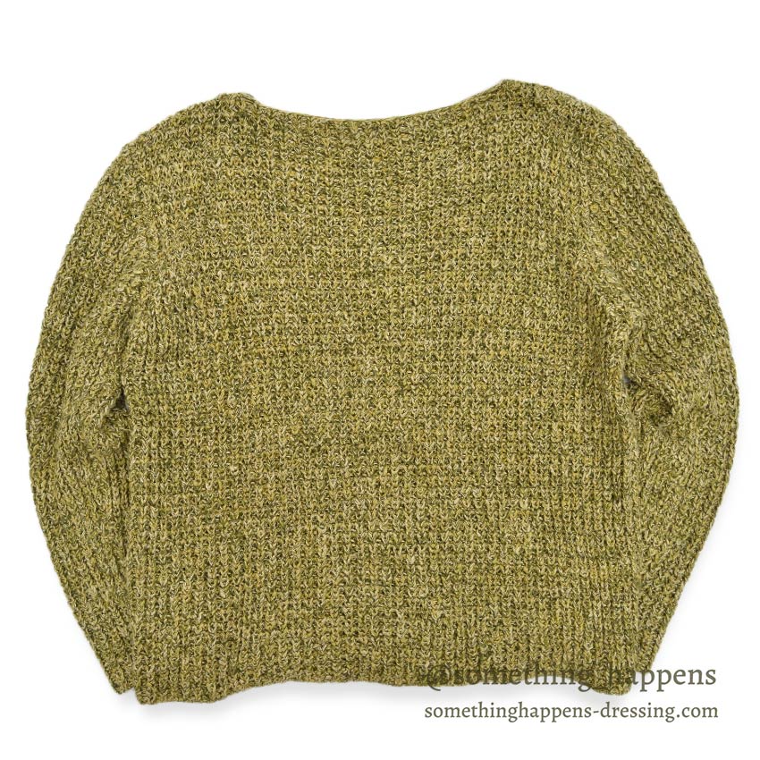 1990's〜 OLD GOLD COTTON KNIT BOAT NECK ...