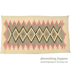 c.1930's NAVAJO RUG STEPPED DIAMONDS PATTERN... 194cm×103cm