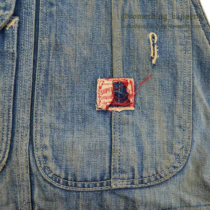 1940's SUPER BIGMAC DENIM OVERALL AS IS ... W38/L26