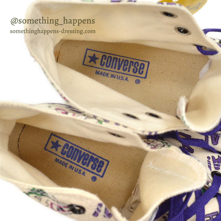 1980's CONVERSE JOKER COLLECTION CANVAS HI-CUT WITH BOX... 9