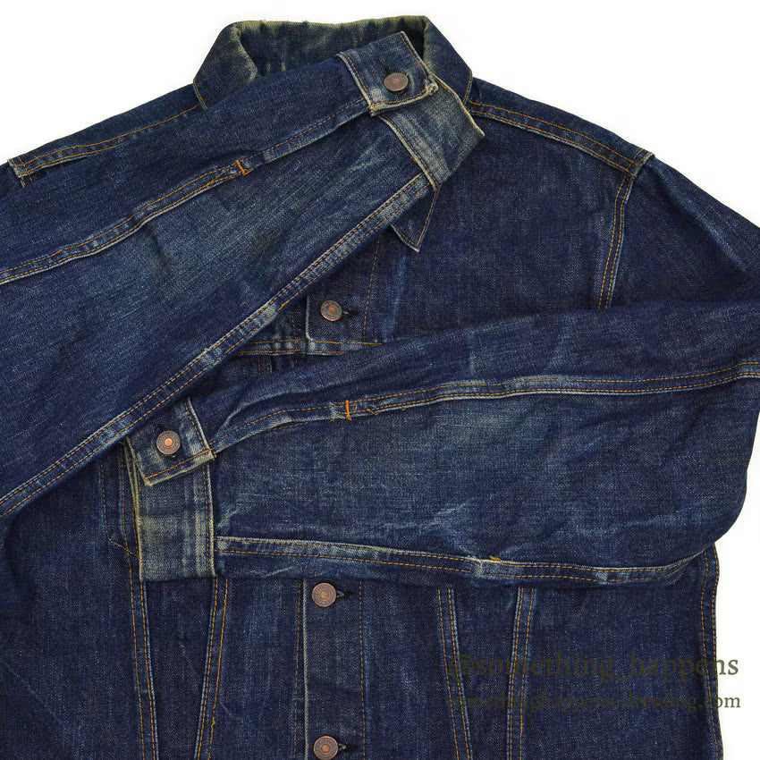 1960's LEVI'S 70505 BIG-E DENIM JACKET DARK ... Fits like 44