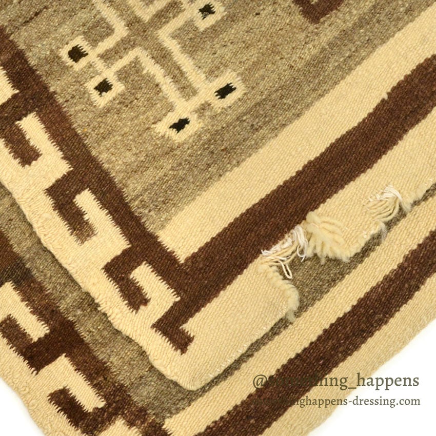 c.1920's NAVAJO RUG VALLERO STARS AND SPIDER WOMEN CROSSES ... 151cm/80cm