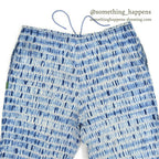 1980s BIS BIS Indigo Tie-Dye Cotton Easy Pants... Size S