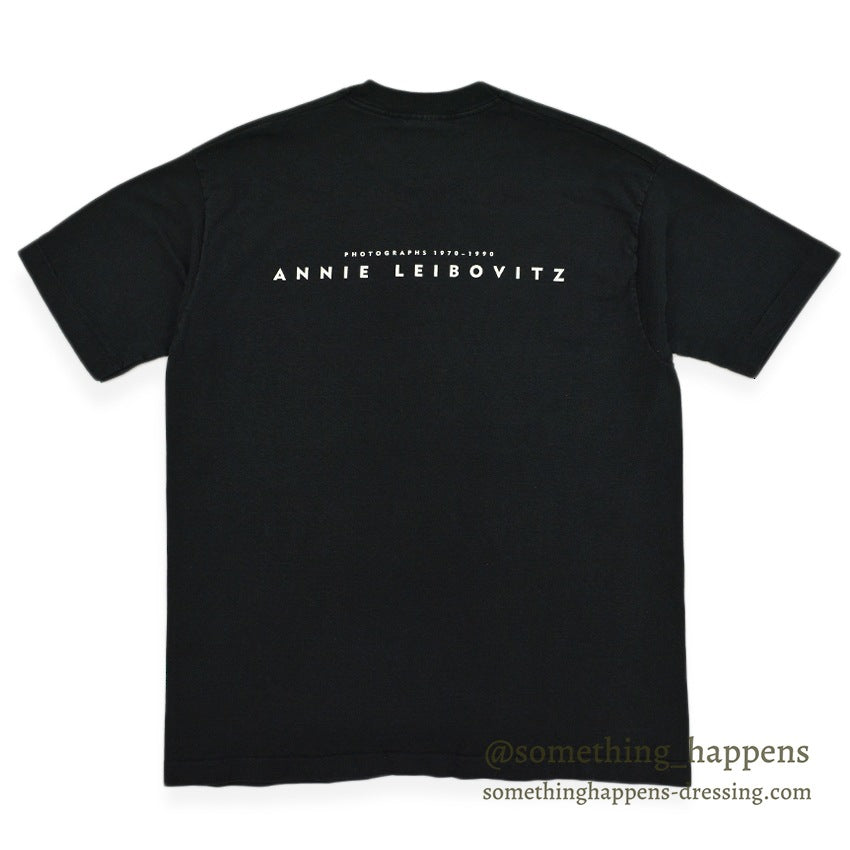1990's FRUIT OF THE LOOM KEITH HARING ANNIE LEIBOVITZ FOTOFOLIO T-SHIRT ... L