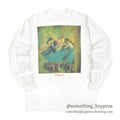 1990's STAFFORD BLAINE Edgar Degas Blue Dancers L/S T-SHIRT ... M
