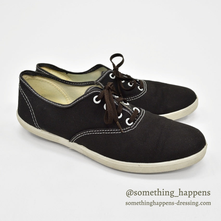 〜1980's OLD BLACK COTTON SNEAKER 1 ...