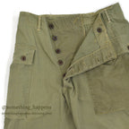 1940's U.S.M.C. WW2 M-44 HBT TROUSERS ... W32/L30