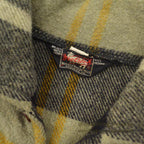 1950's~ WOOLRICH WOOL PLAID PULLOVER JACKET... MEDIUM
