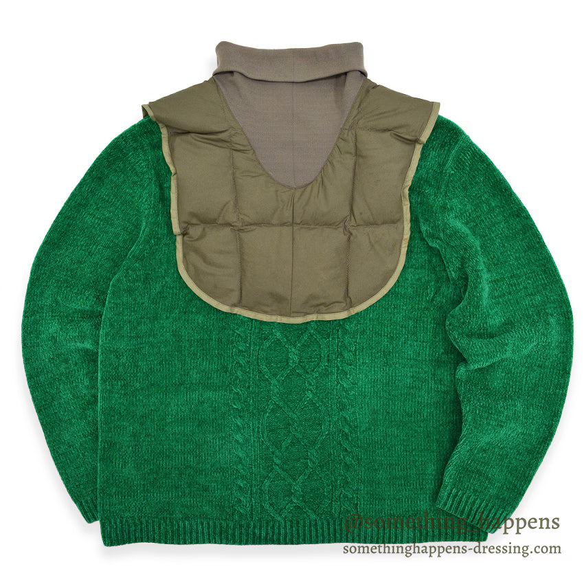 1980's EDDIE BAUER GOOSE DOWN NECK WARMER ... LARGE