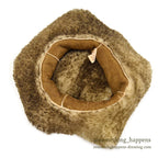 1980's~ BICK HAND MADE SHEARLING HAT MINT...L