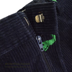 ~1970's DEADSTOCK HICKEY'S WHALE EMBROIDERY CORDUROY PANTS ... W32/L28