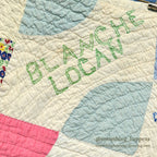 1936 to '1938 SIGNATURES EMBROIDERY FRIENDSHIP PATCHWORK QUILT... 181cm/163cm
