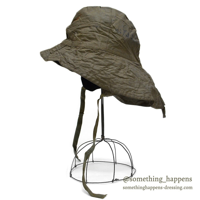 1940's U.S.N. WW2 FOUL WEATHER DECK HAT ... 71/2