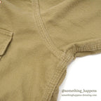 1980's DEERSKIN DOG EMBROIDERY CHAMOIS SHIRT... XL