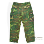 1970's USARMY ERDL NON RIP MIX LEAF PANTS... MEDIUM-REGULAR