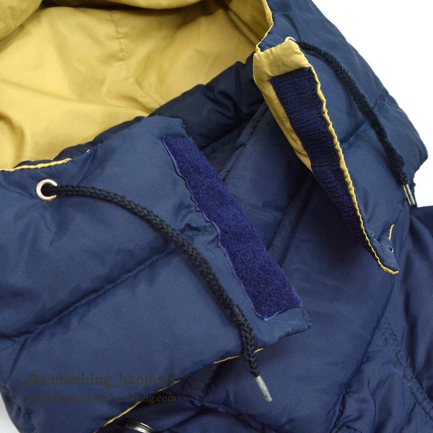 1970's~ WILLIAM BARRY NAVY DOWN COAT...M
