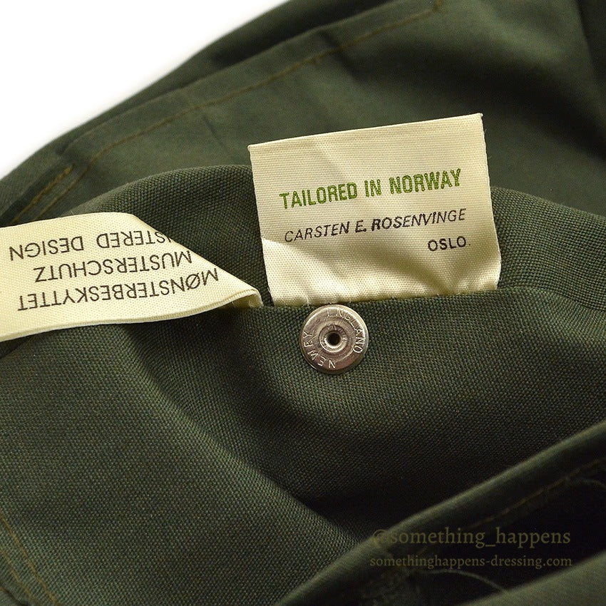 1980's~ Bitt ANGLER'S HAT TAILORED IN NORWAY MINT...