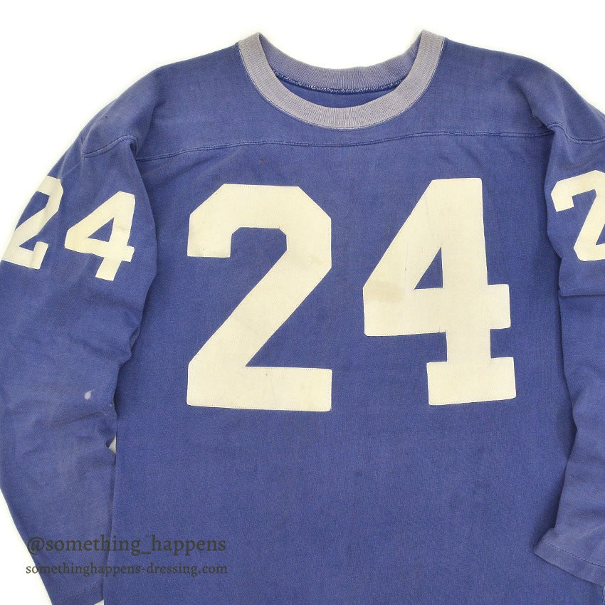 1960's CHAMPION FOOTBALL SHIRT NAVY BLUE... 42