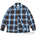 1960's DONEGAL OMBRE CHECK SHIRT...S