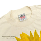 1990's DEADSTOCK ONEITA SUN FLOWER L/S T-SHIRT ... L