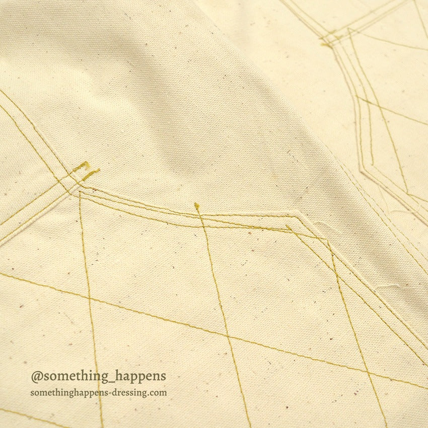 1940's~ DEADSTOCK CAN'T BUST'EM DOUBLE KNEE OVERALL ... W42/L30