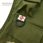 1980's COLUMBIA FISHING VEST OLIVE ... SMALL
