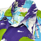 1970's SEARS ABSTRACT PRINT S/S SHIRT ...