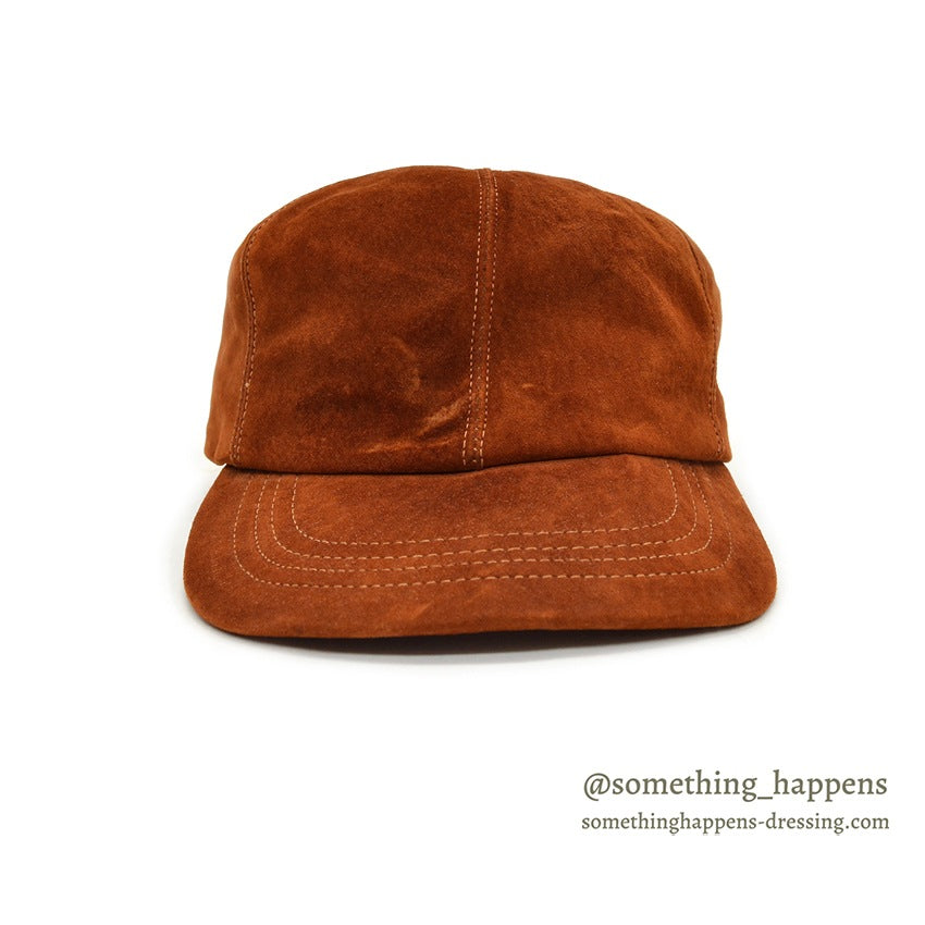 1980's LLBEAN SUEDE LEATHER CAP... LARGE