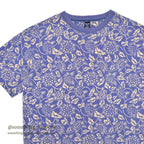 ~1990's LAND' END FLORAL PATTERN T-SHIRT ... M