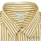 1980's BANANA REPUBLIC SAFARI & TRAVEL STRIPE SHIRT...M